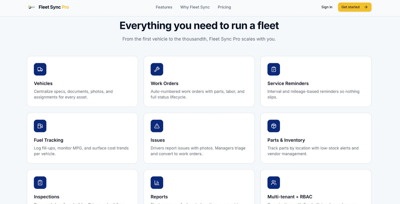 Fleet Sync Pro screenshot 2