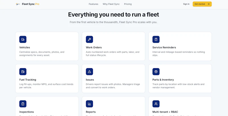 Fleet Sync Pro screenshot 2