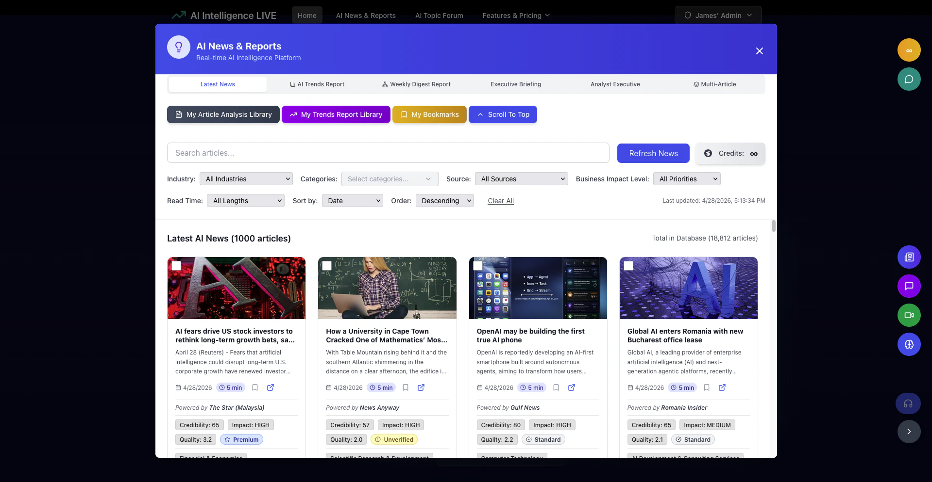 AI Market Terminal logo