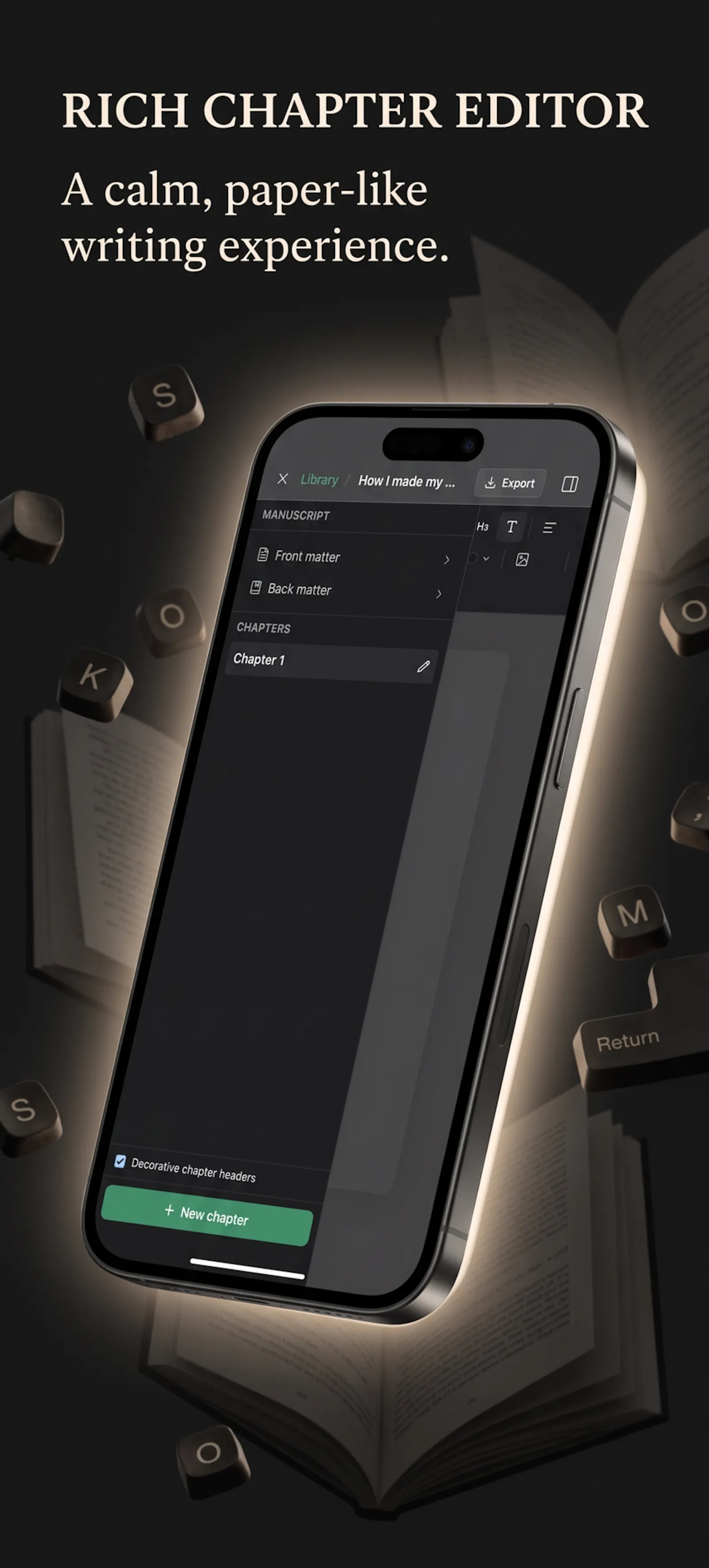 Scripta: Book & Novel Writer screenshot 5