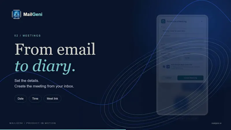 MailGeni screenshot 1 (video preview)