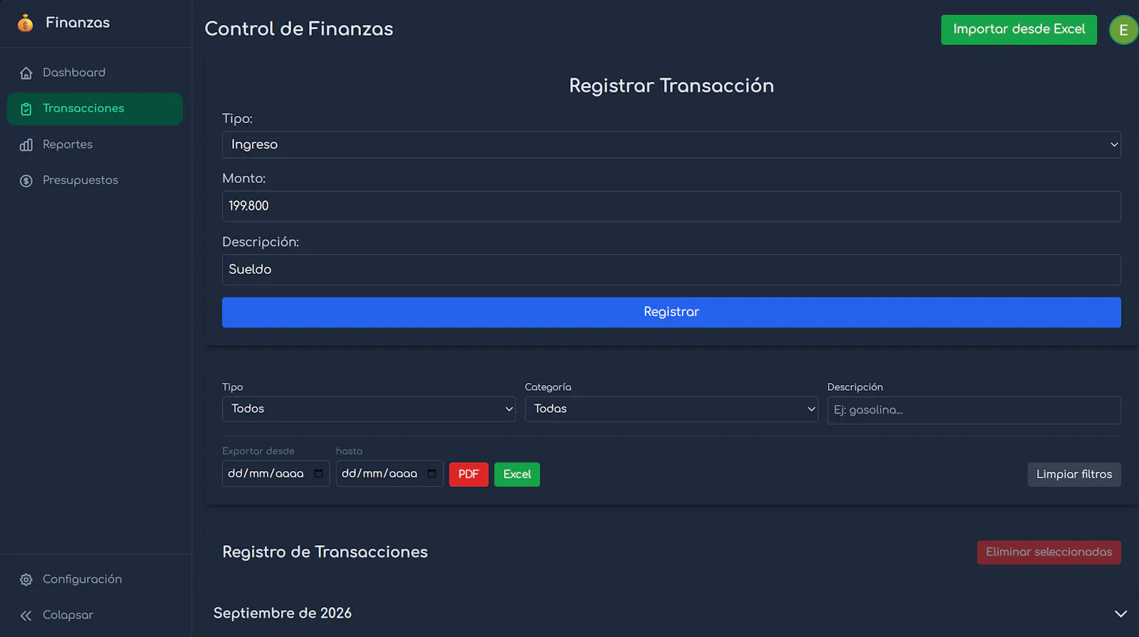 FinazApp screenshot 2