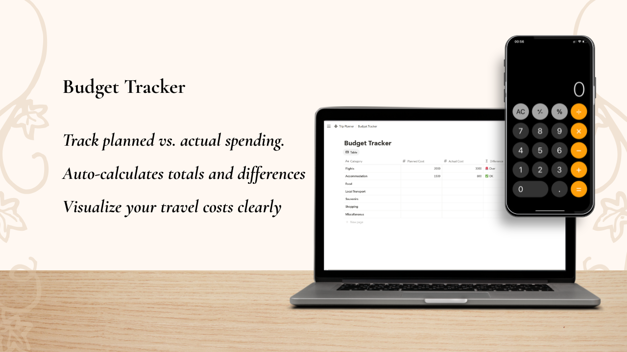 Travel Planner Notion Template gallery image