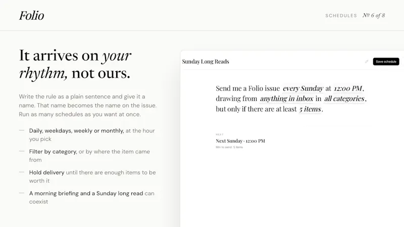 Folio screenshot 8