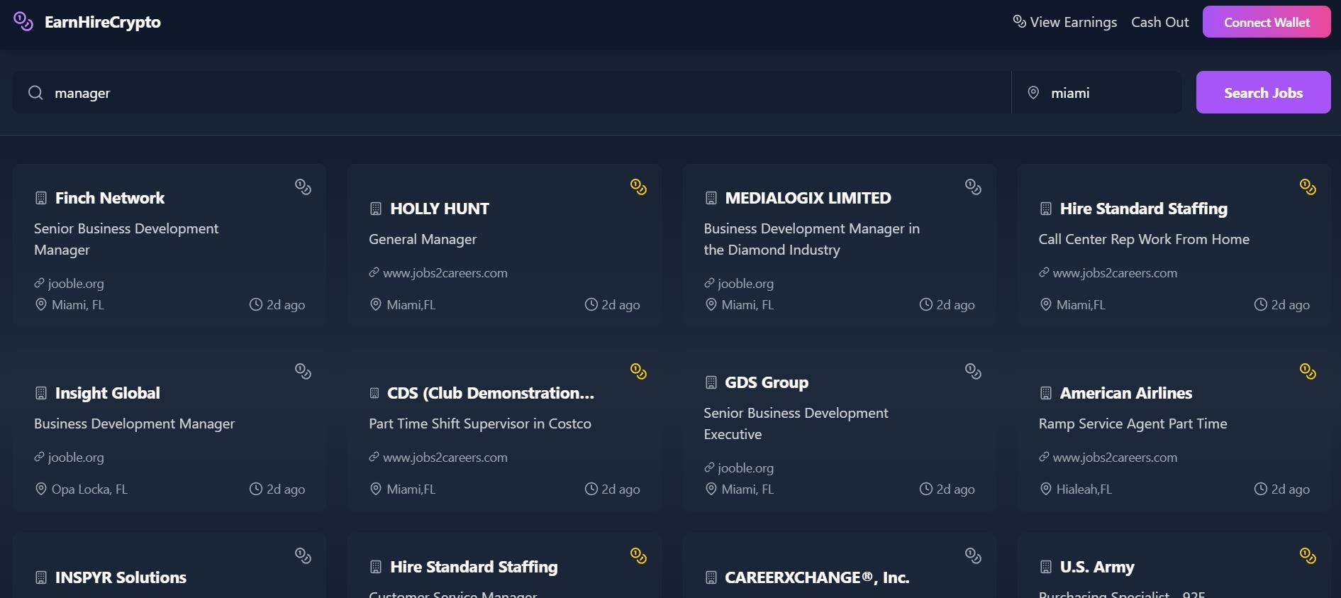 Ganar alquiler cripto - Buscar trabajos para ganar la moneda criptográfica. media 5