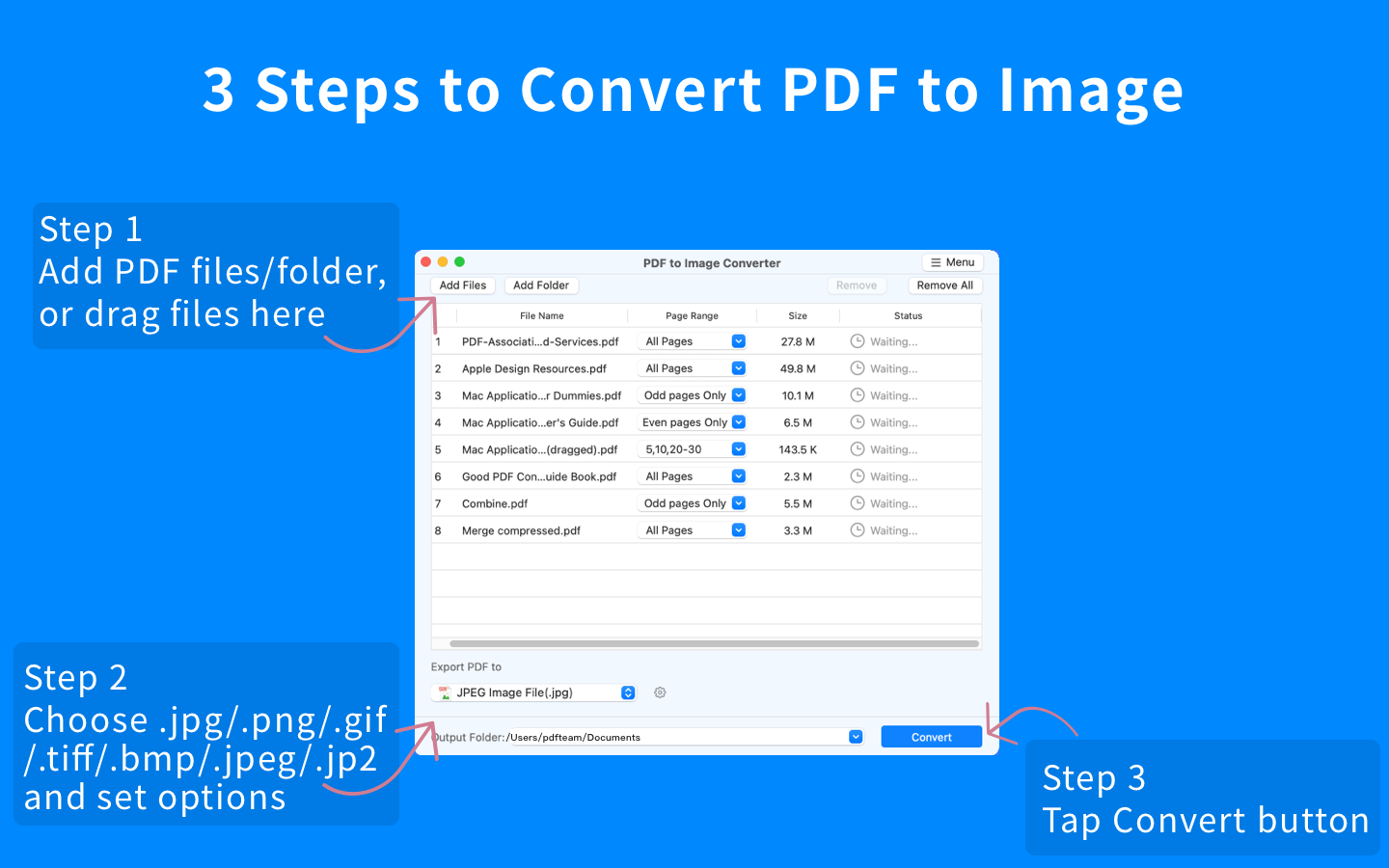 Mídia 4 de PDF rápido para conversor de imagem