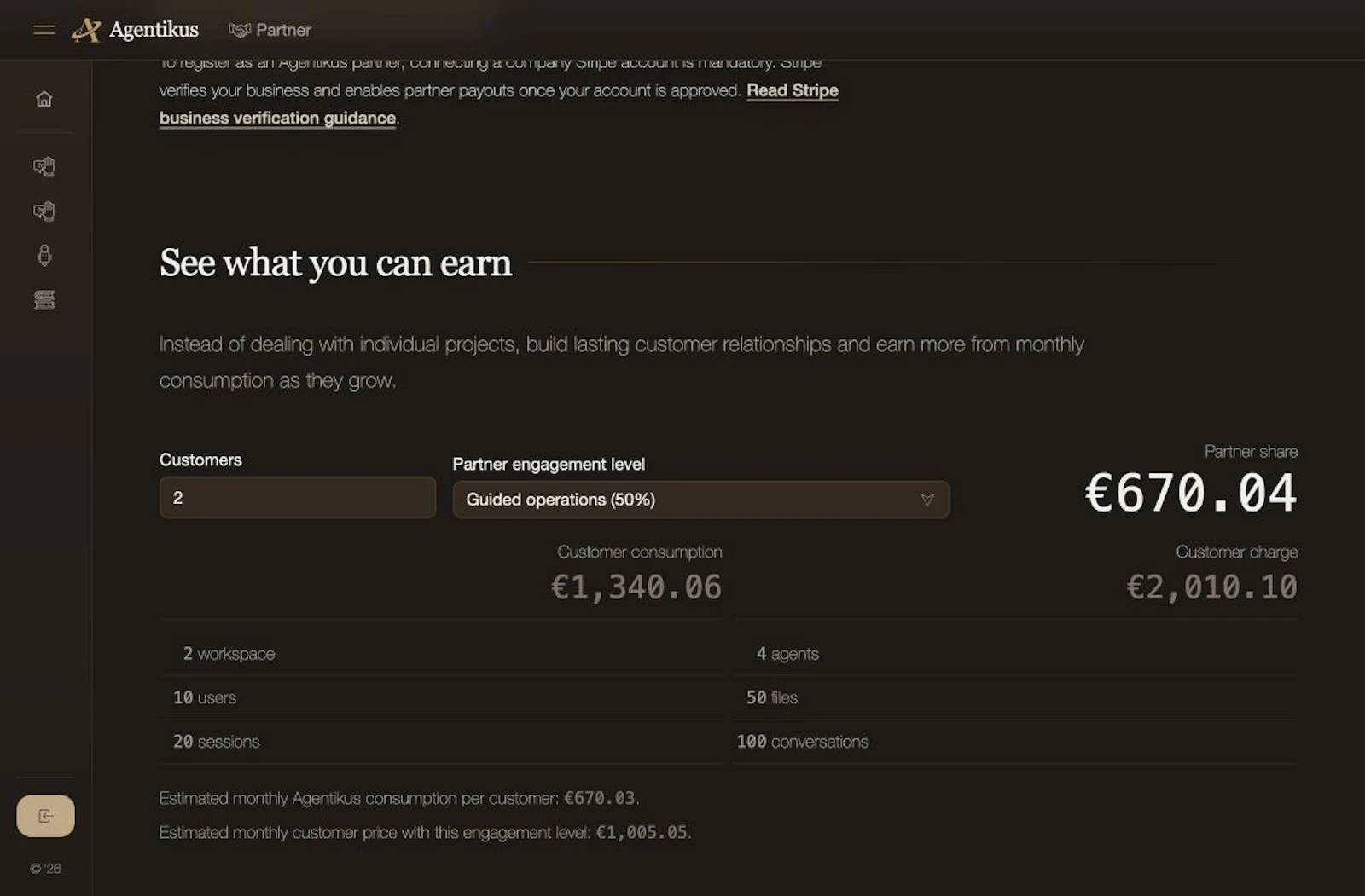 Agentikus Partner Program screenshot 1