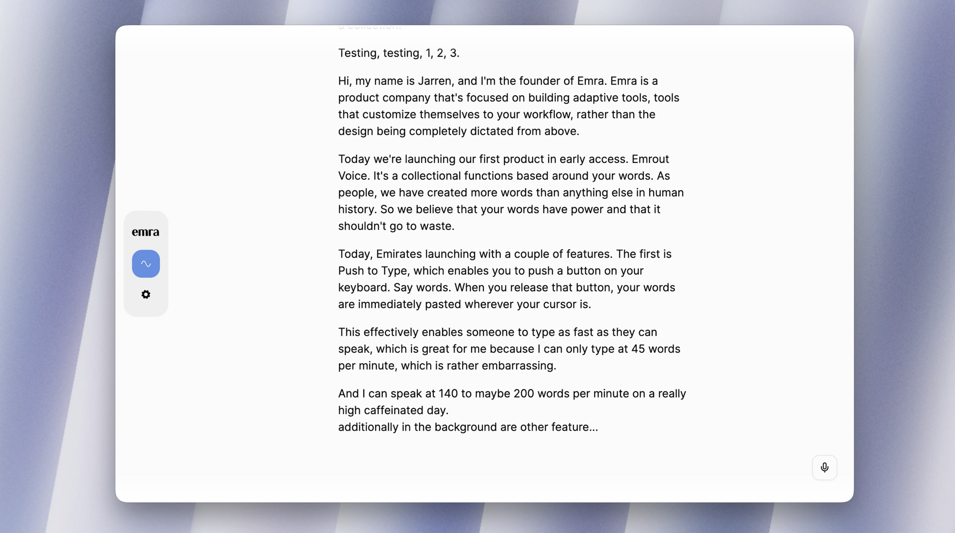 Emra / Always on Transcription and PTT gallery image