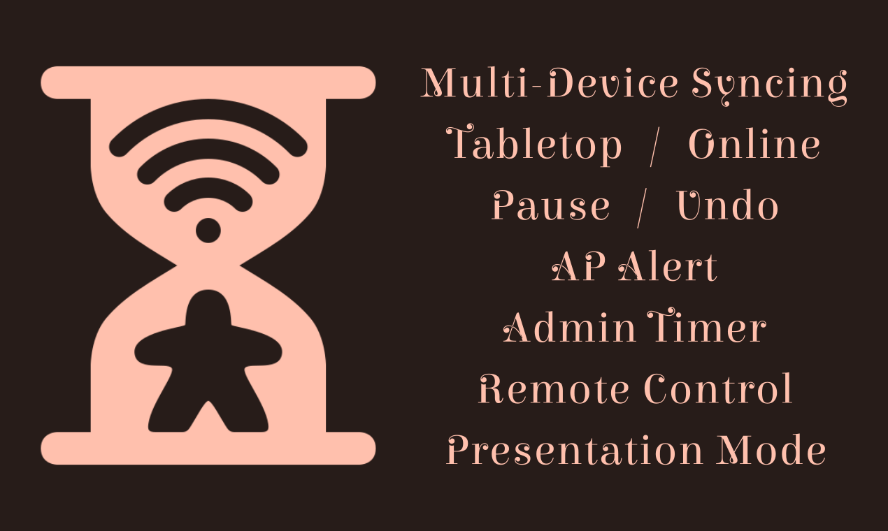 Shared Board Game Timer Advanced turn timer for board games Product