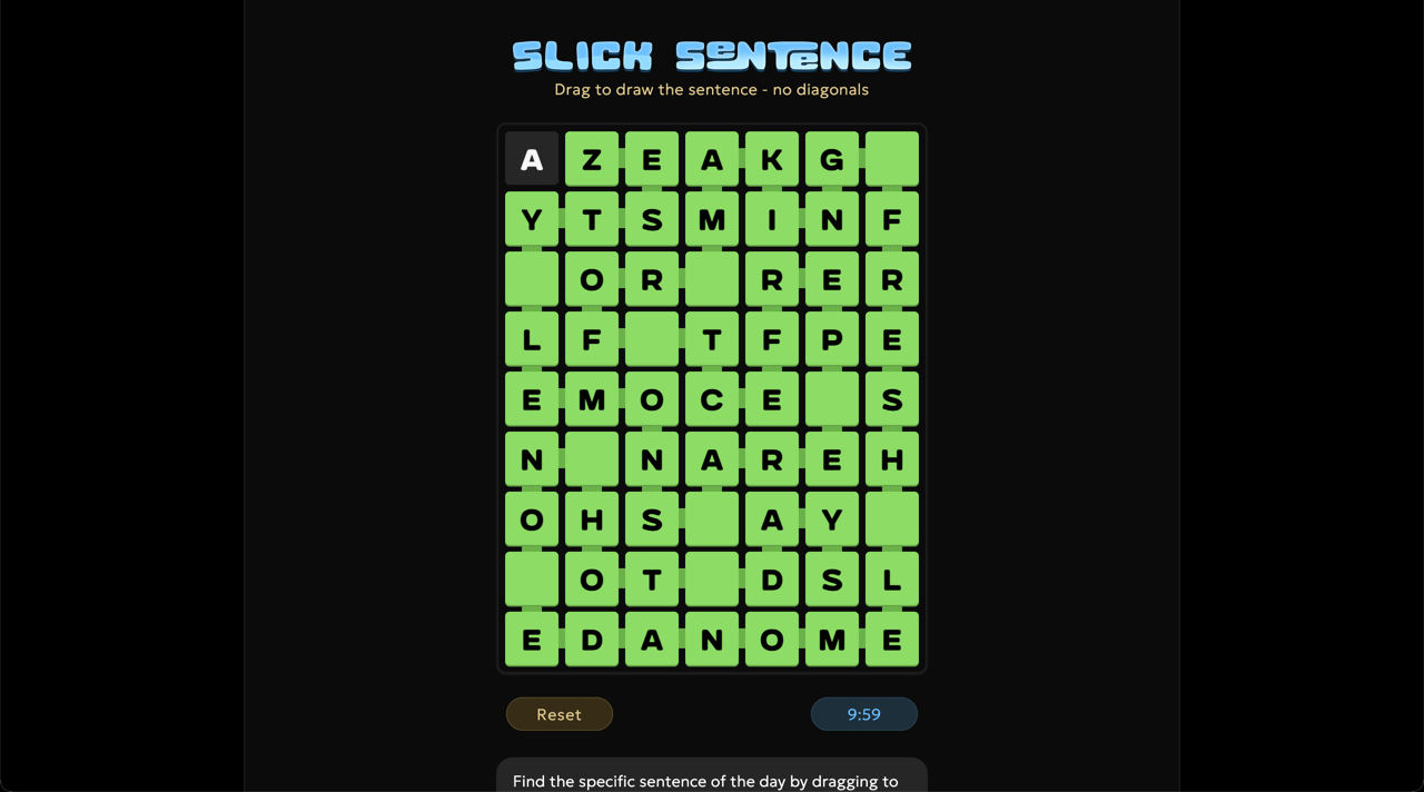 Slick Sentence gallery image