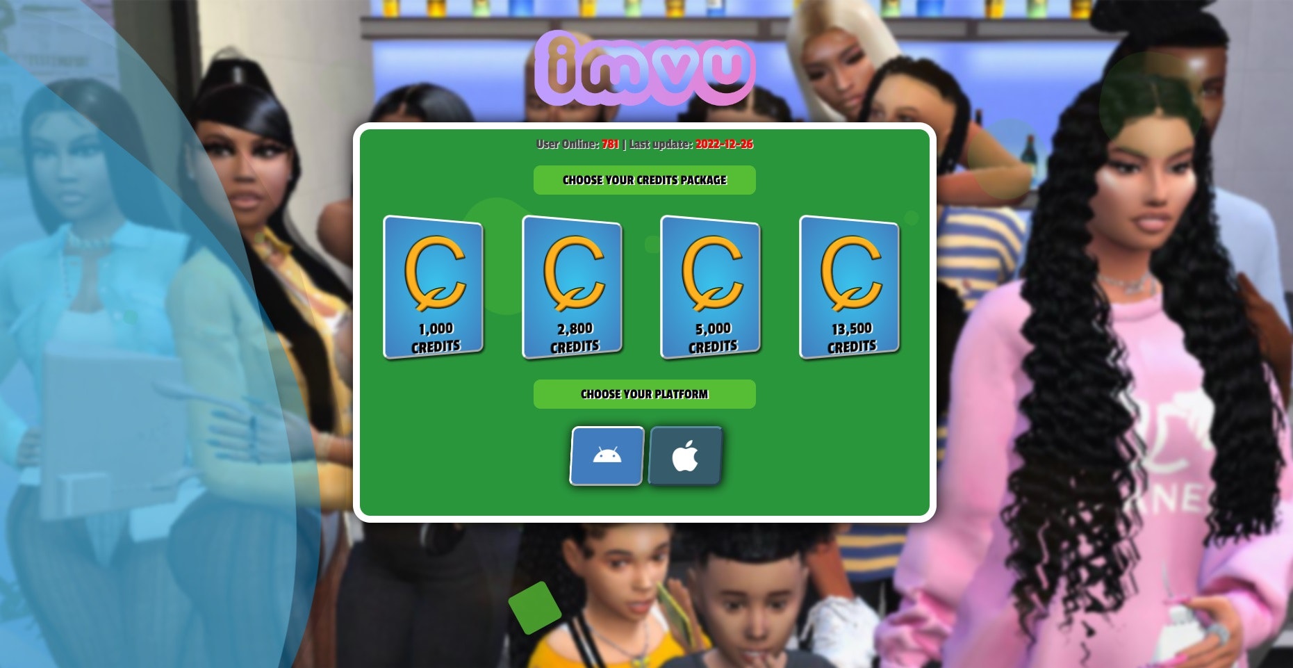 Crediti IMVU gratuito Hack 2023 media 1