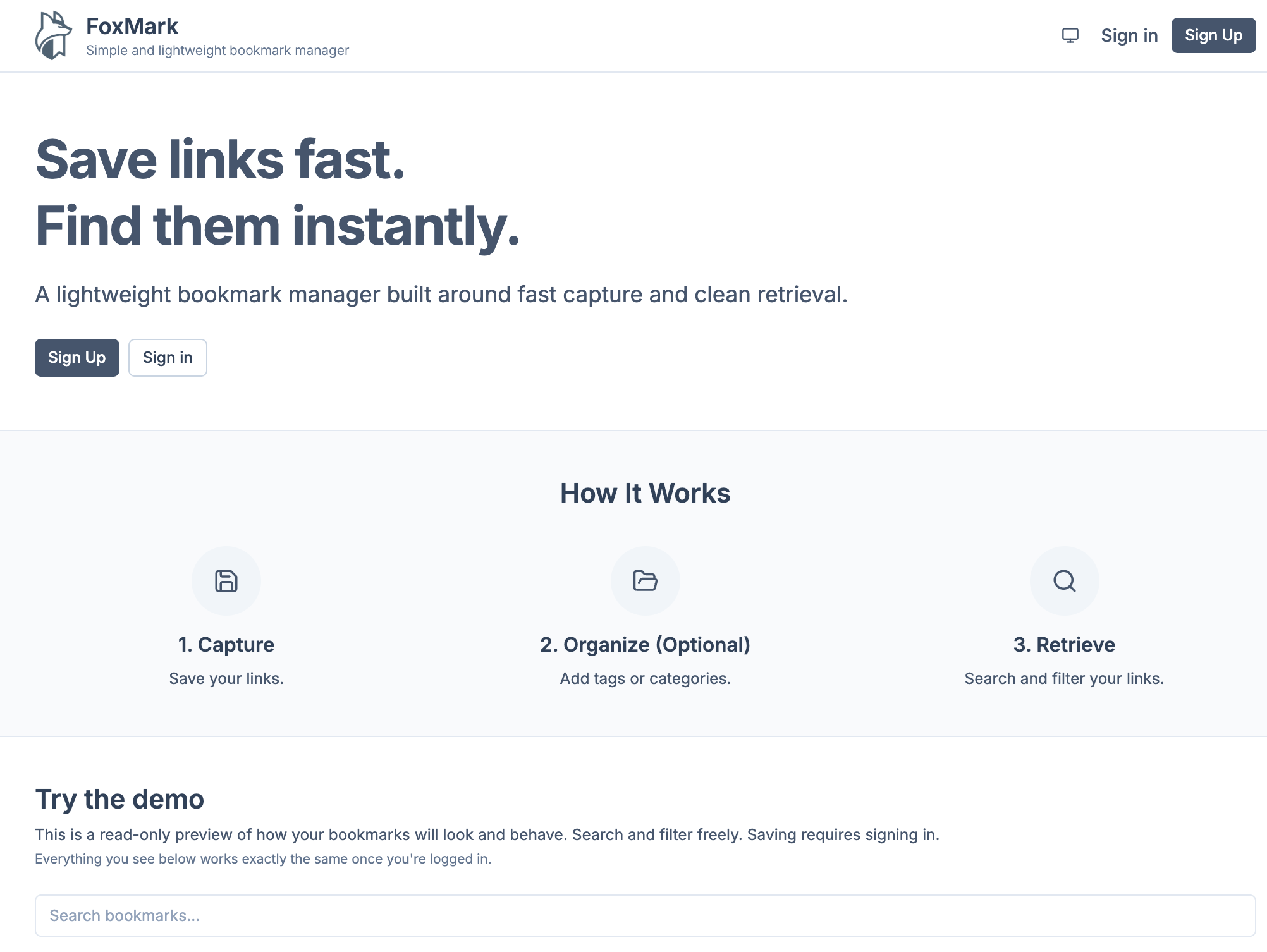 FoxMark - Product Hunt launch logo and brand identity