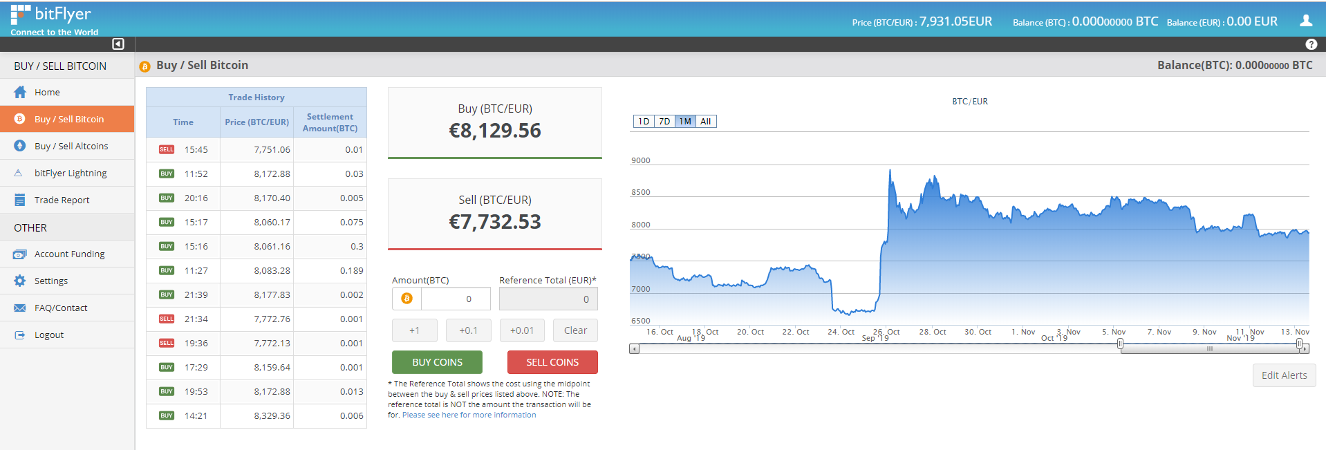 bitFlyer - Cryptocurrency Exchange gallery image