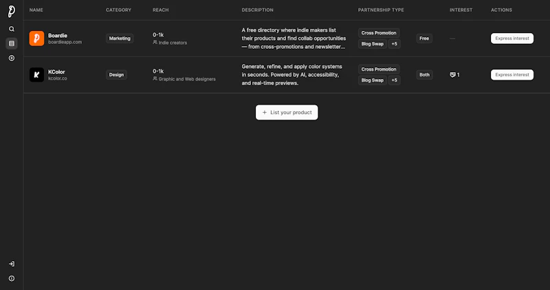 Boardie screenshot 2