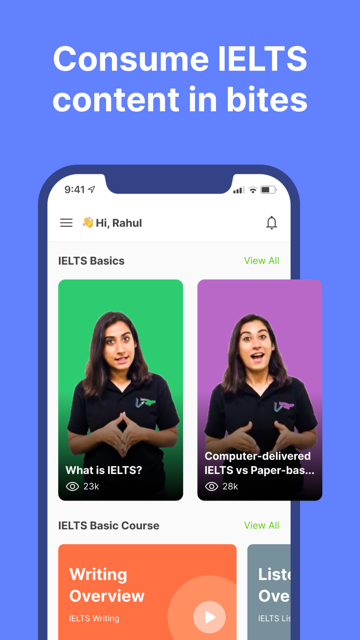 Aproveite o IELTS media 1