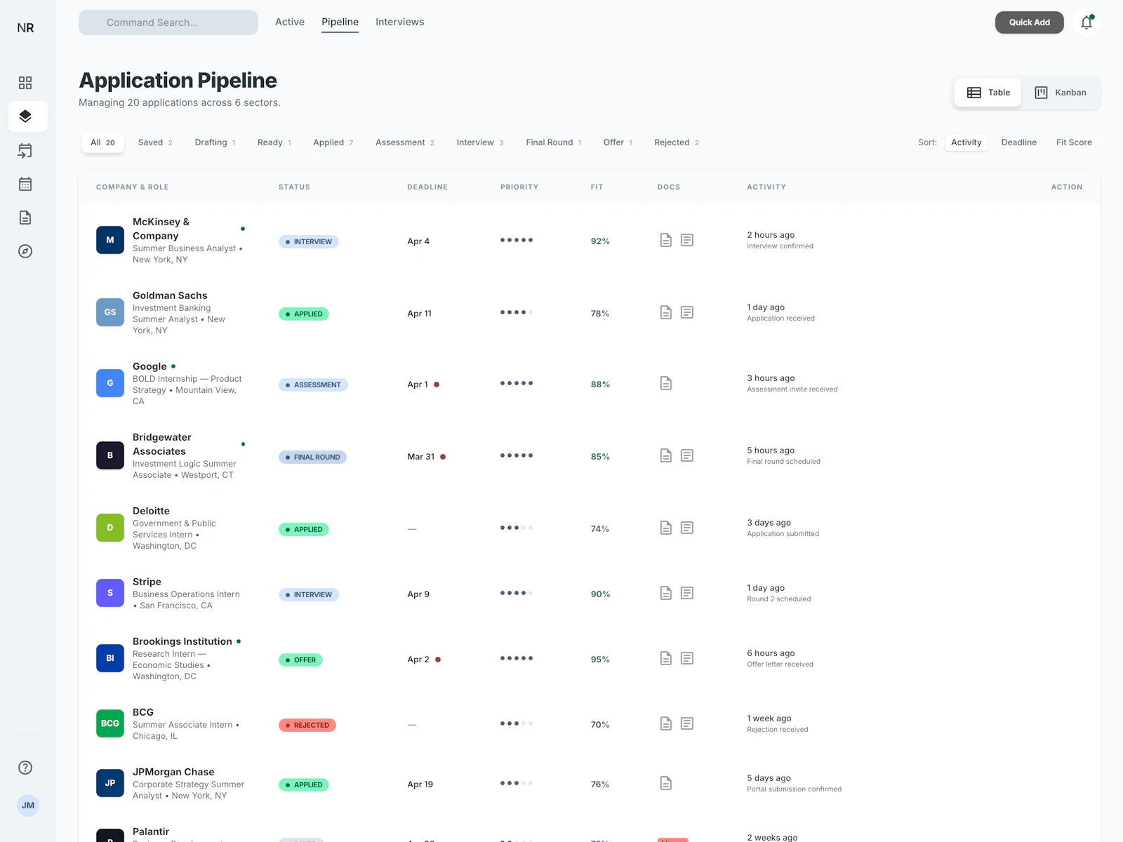 NextRound screenshot 2