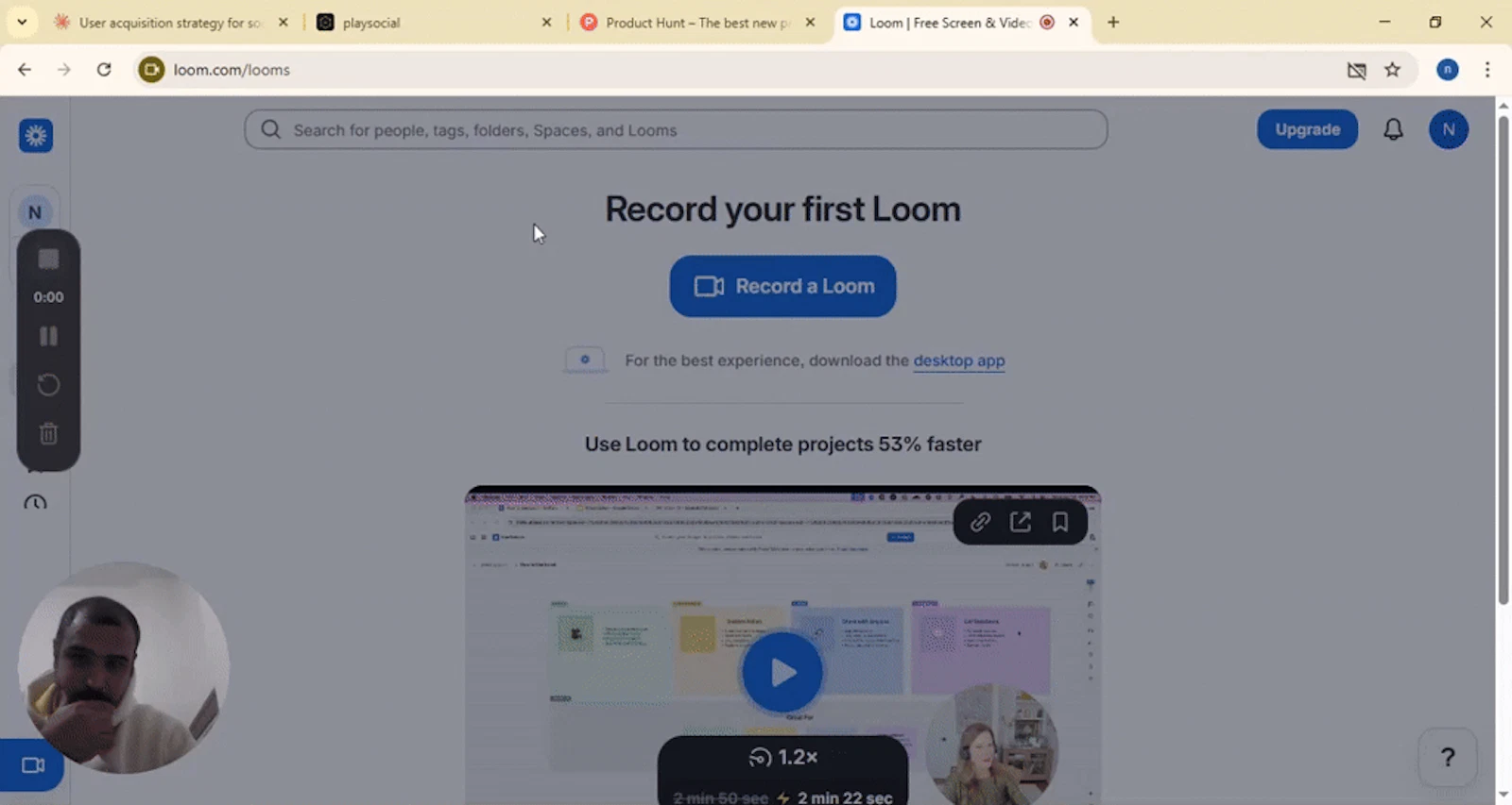 playsocial screenshot 1 (video preview)