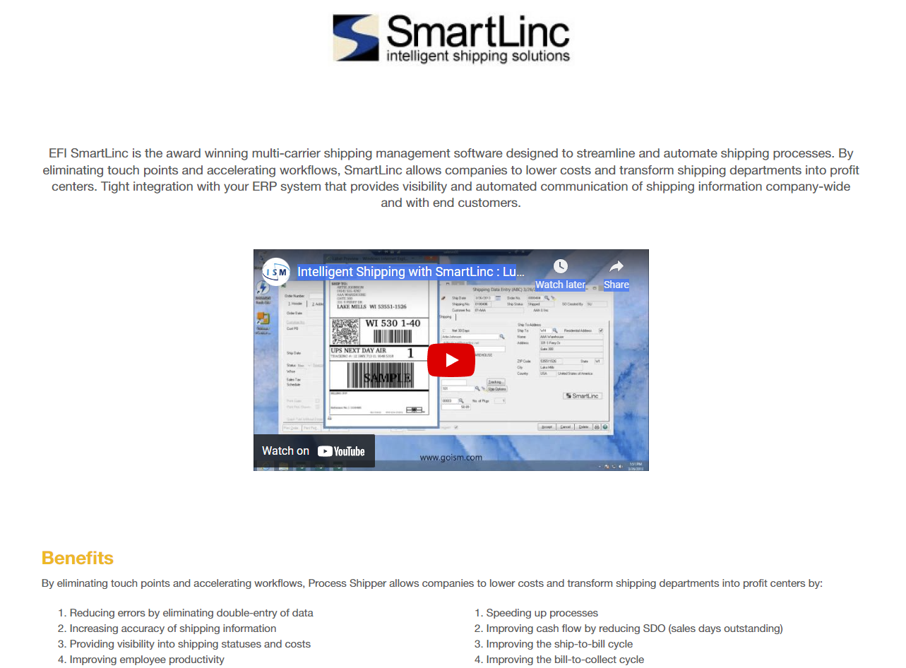 Smartlinc Process Shipper gallery image