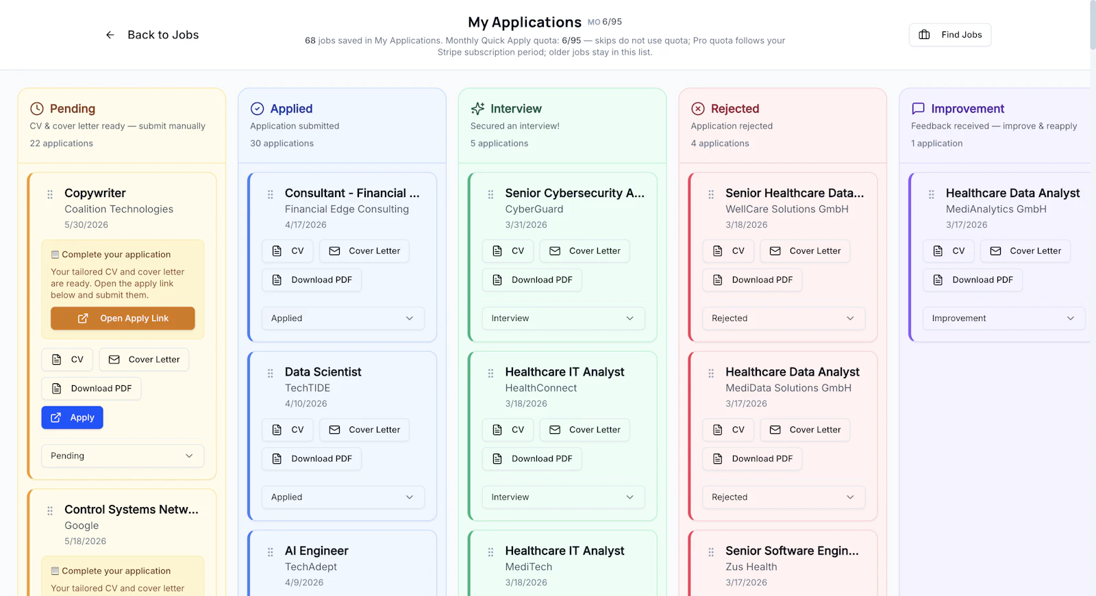ResumeAI – AI Job Application Copilot screenshot 5