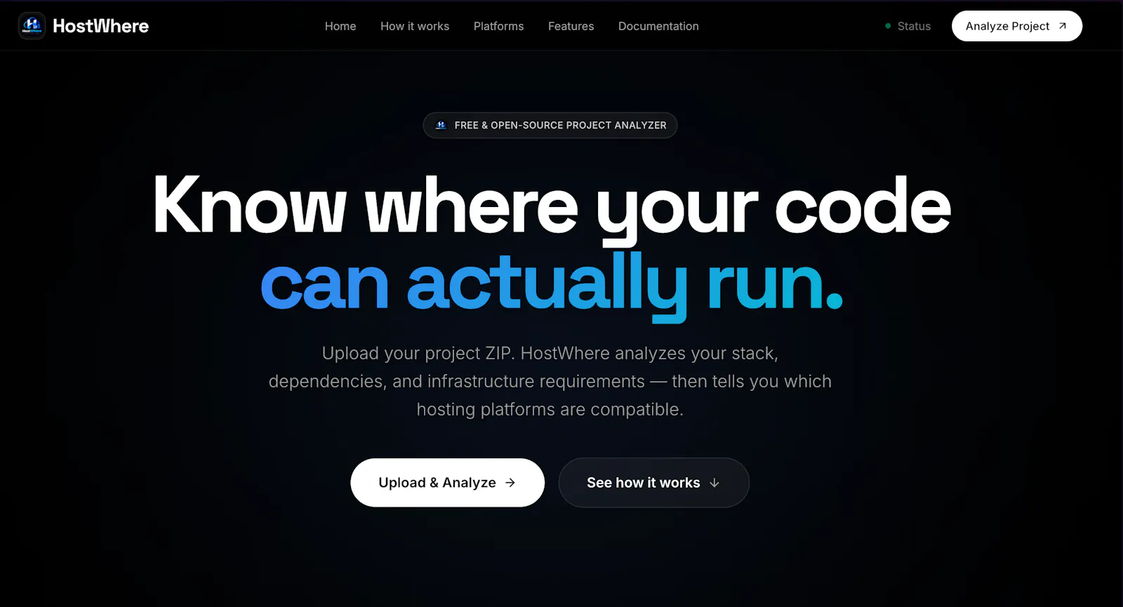 HostWhere screenshot 1
