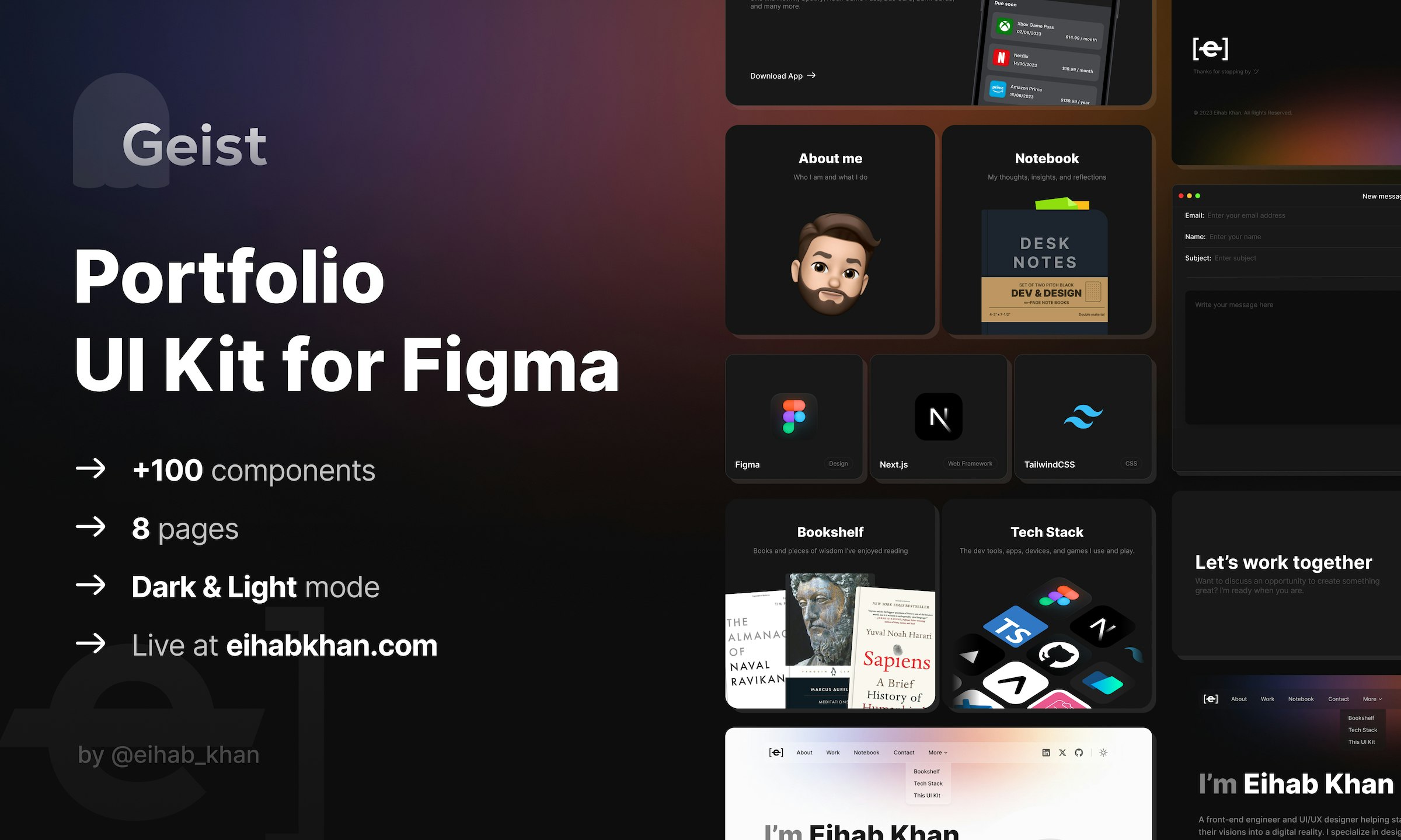 Media GEIST - Bộ UI cho Figma 1