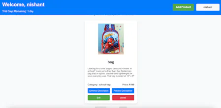 AIProductWriter gallery image