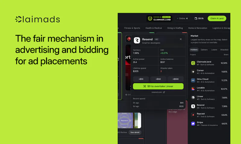 Claimads.land screenshot 4