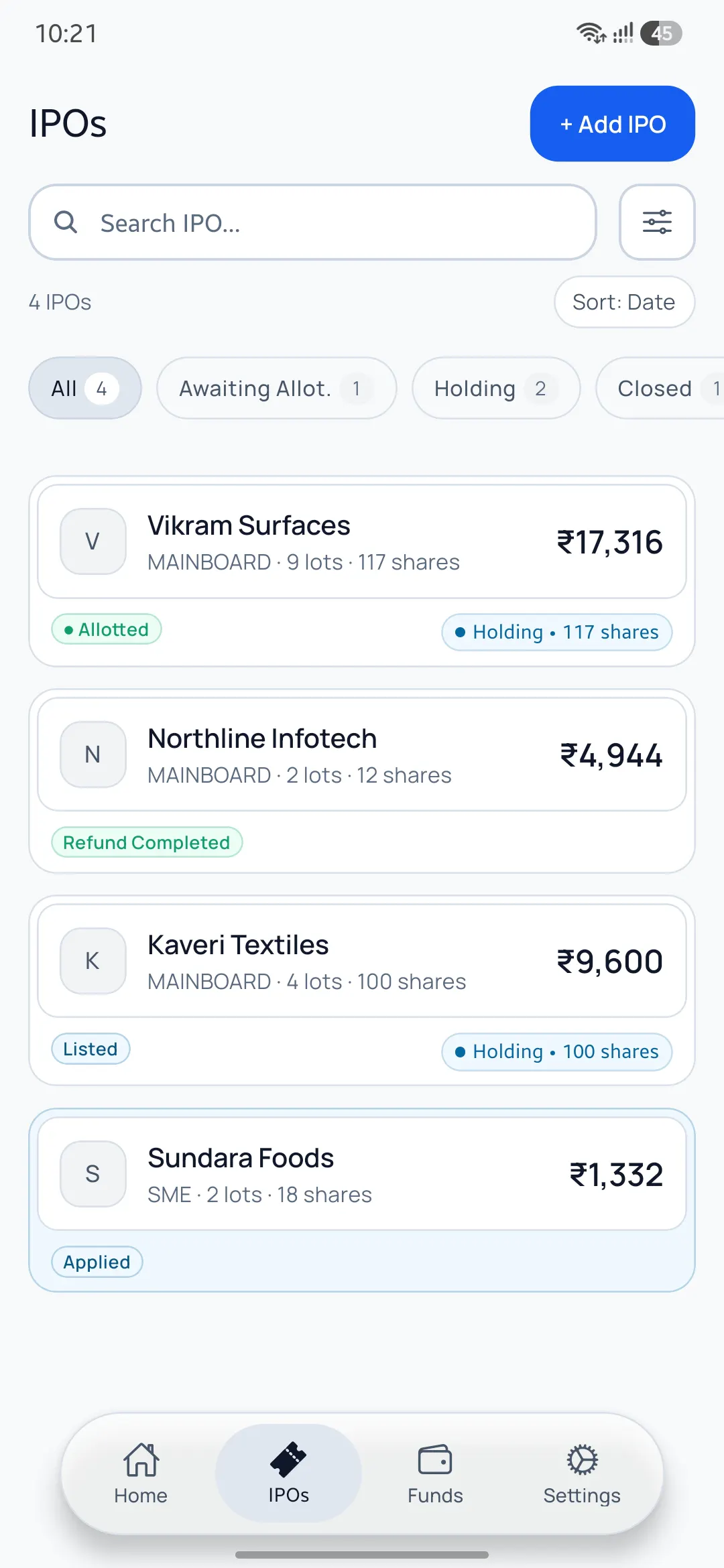 IPO Ledger: Track IPO Funds gallery image