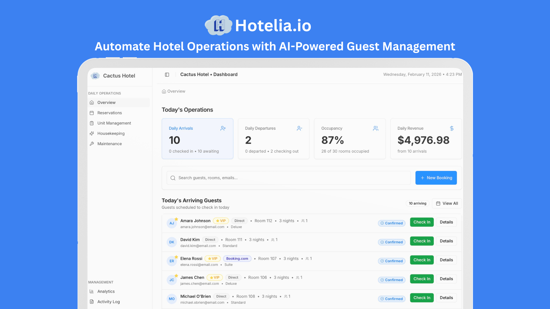 Hotelia.io gallery image