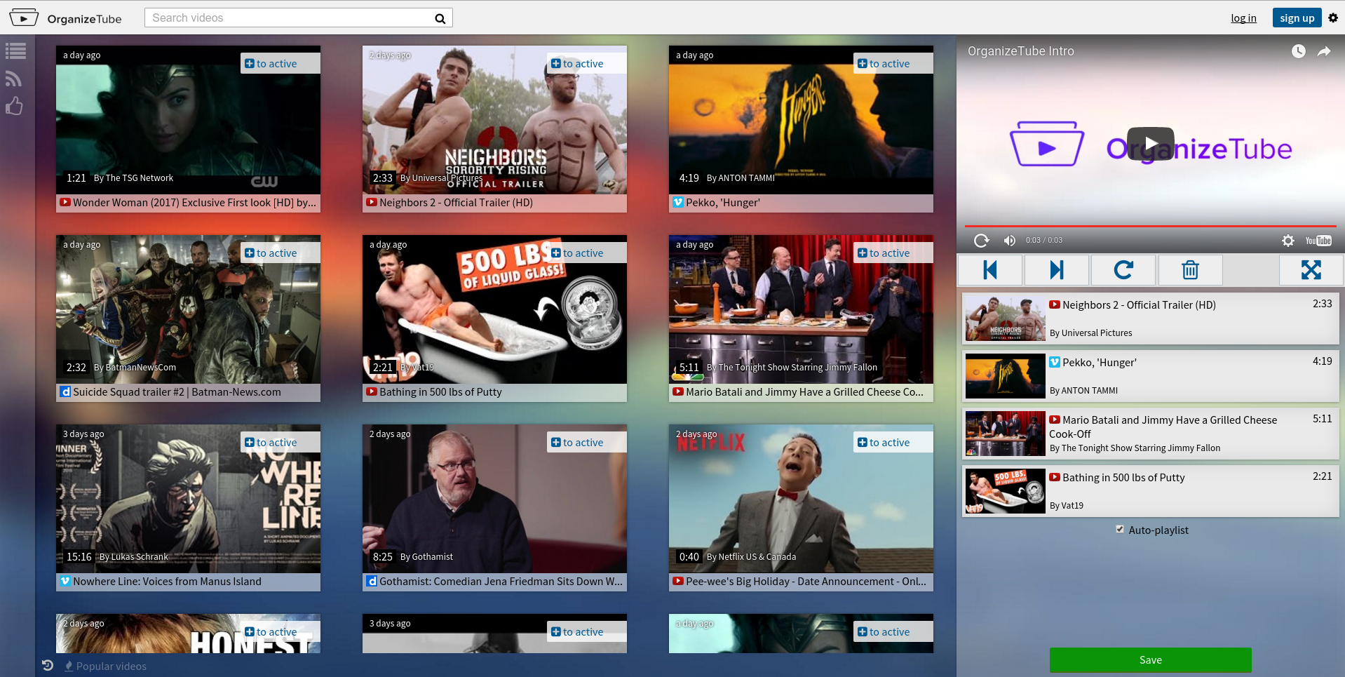 OrganizeTube gallery image