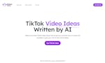 TikTok Video Ideas Written by AI image