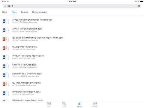 SharePoint for iOS gallery image