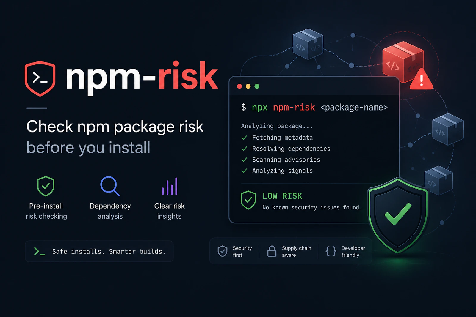 npm-risk screenshot 1