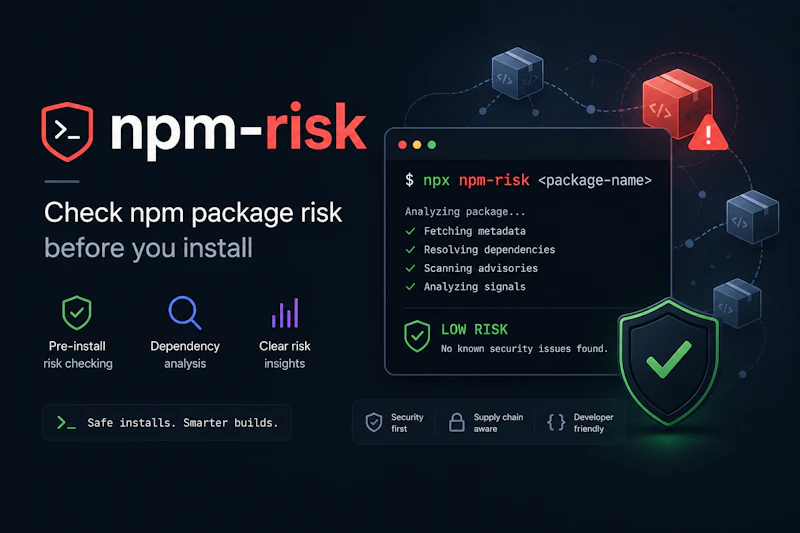 npm-risk screenshot 1