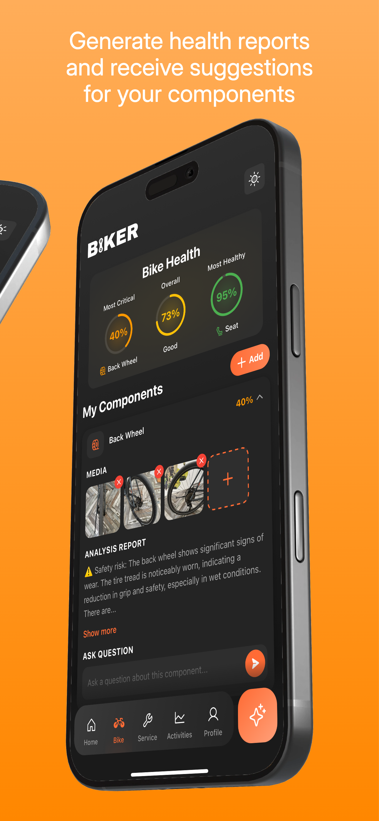 Biker: Track, Maintain, Repair - Screenshot 4 showing product features and functionality