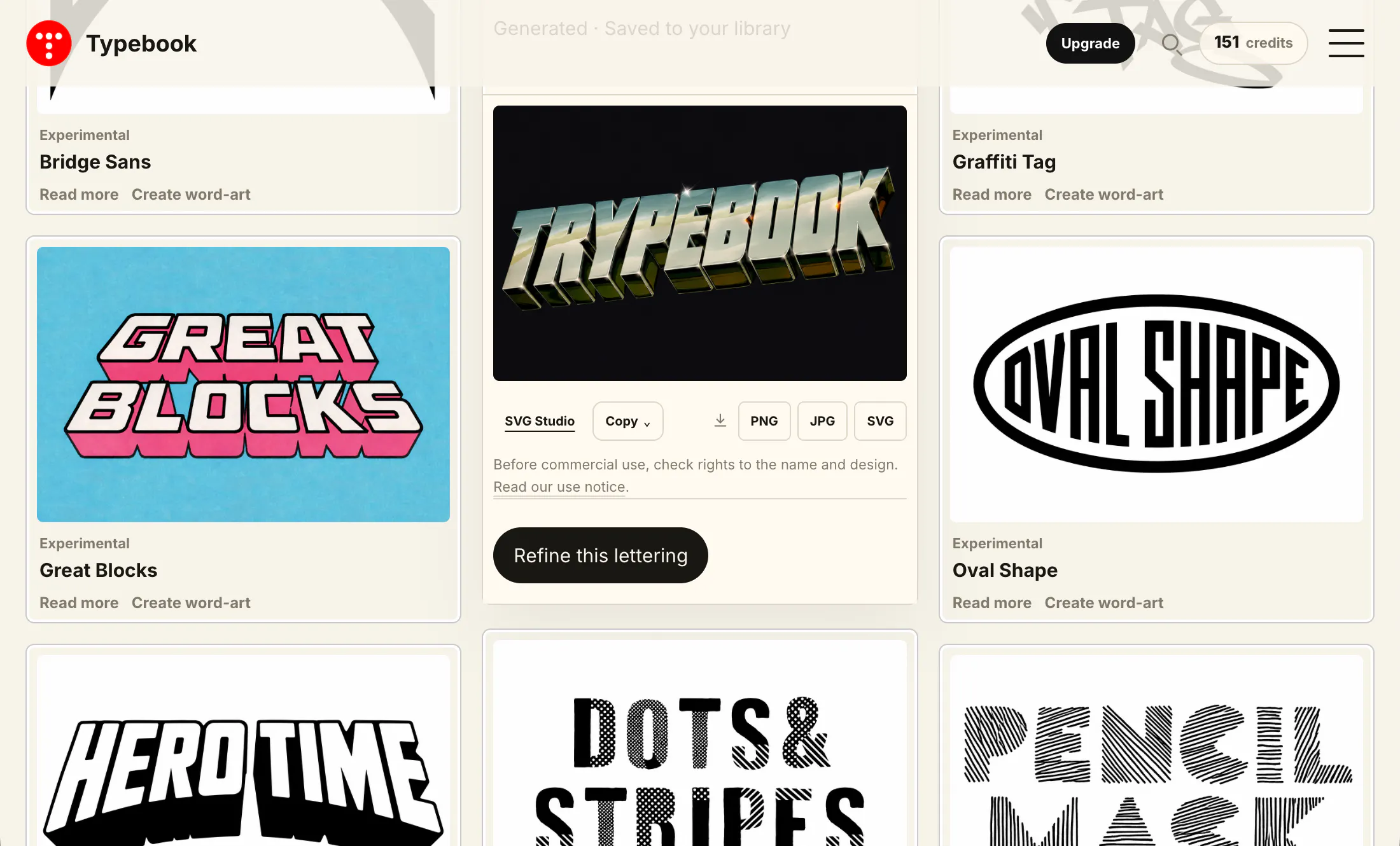 Typebook gallery image