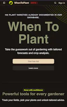 When-to-Plant.net — Data-Guided Growth. gallery image