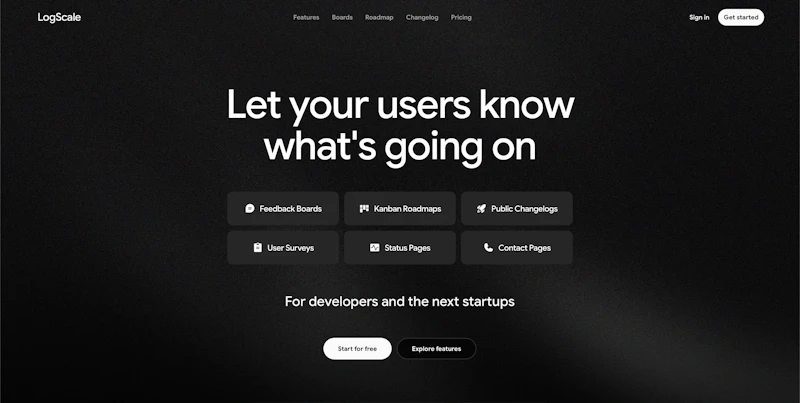 LogScale - Tools for the next startups screenshot 1
