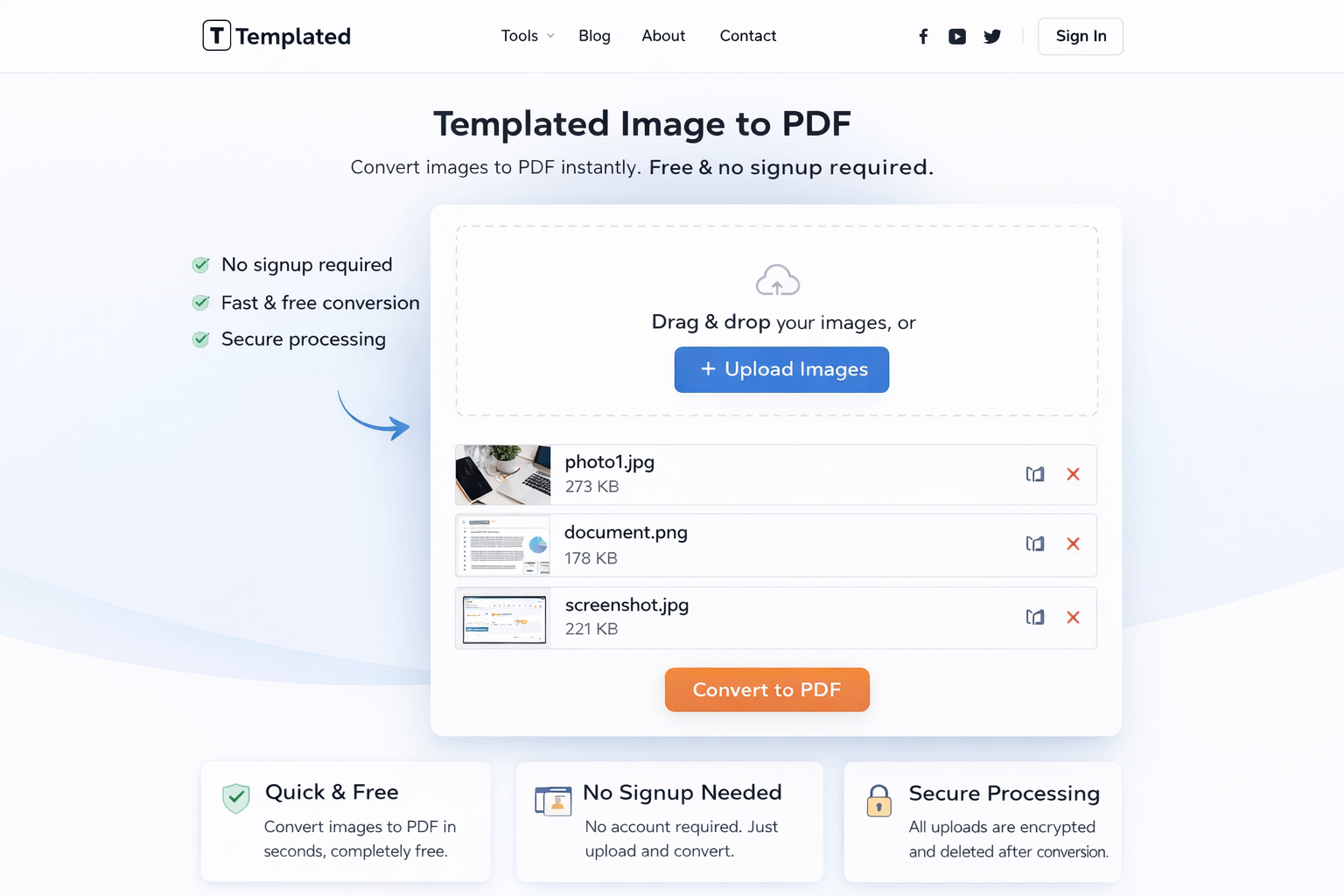 Templated Image to PDF gallery image