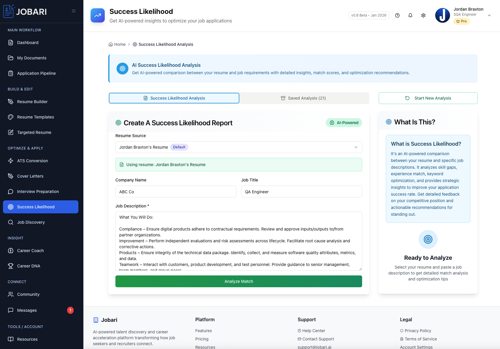 Jobari - Tools for a Smarter Job Search gallery image