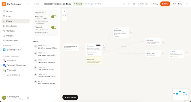 BrightBean Chat screenshot 2