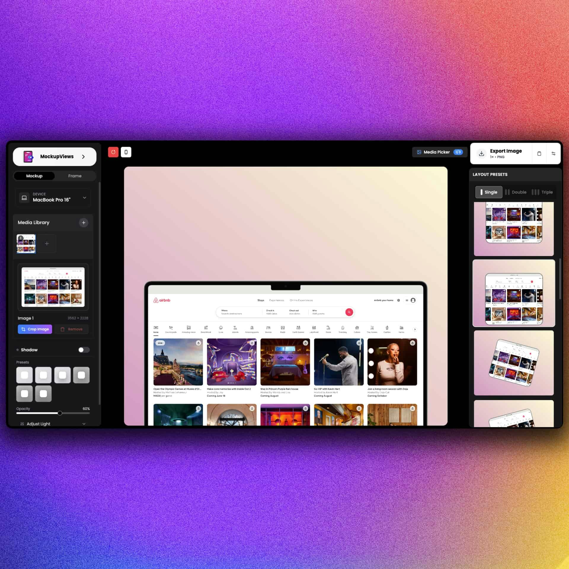 Mockupviews - generatore di mockup gratuito al 100% - Genera bellissimi modelli per i tuoi prodotti media 1