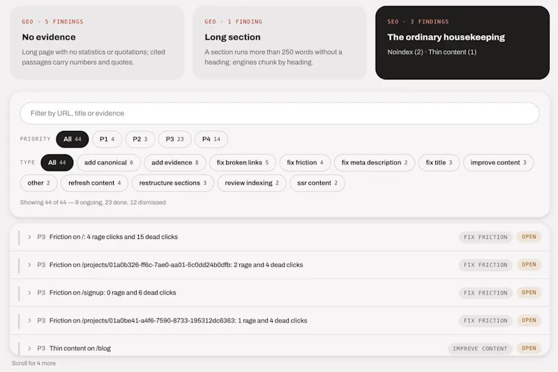 GetCited | MCP driven SEO  screenshot 3