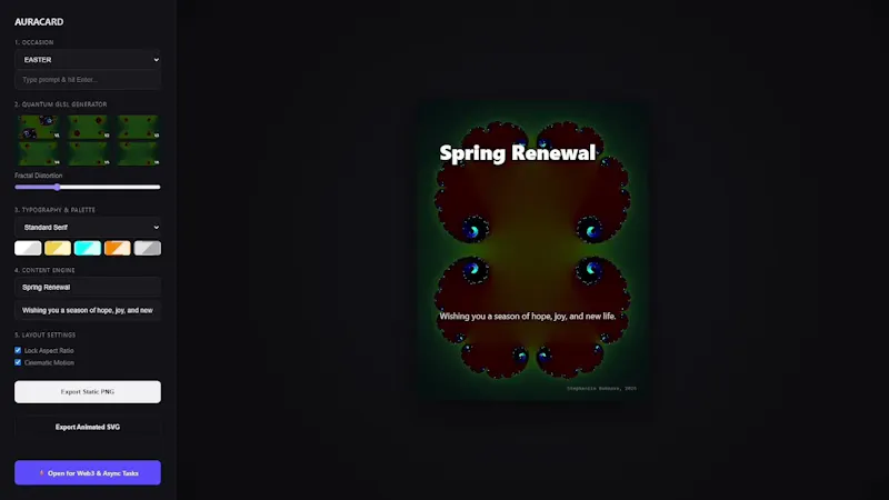 AuraCard screenshot 1 (video preview)