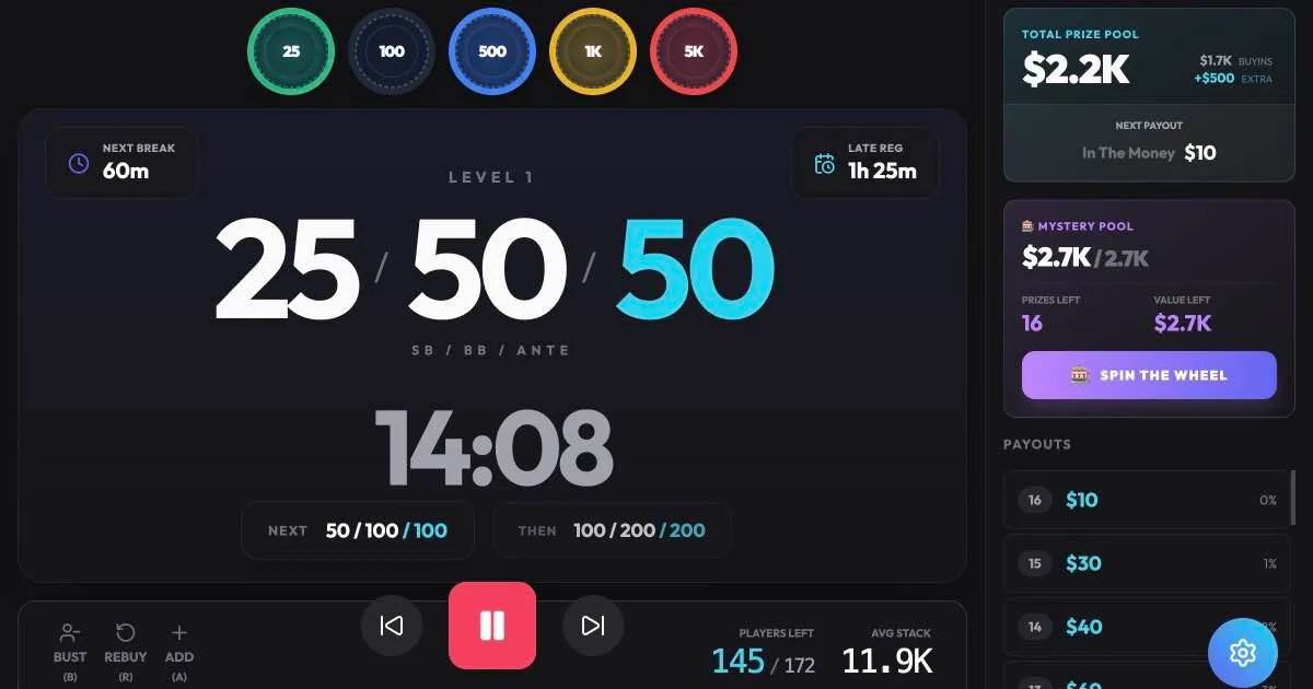Poker Timer Pro product banner