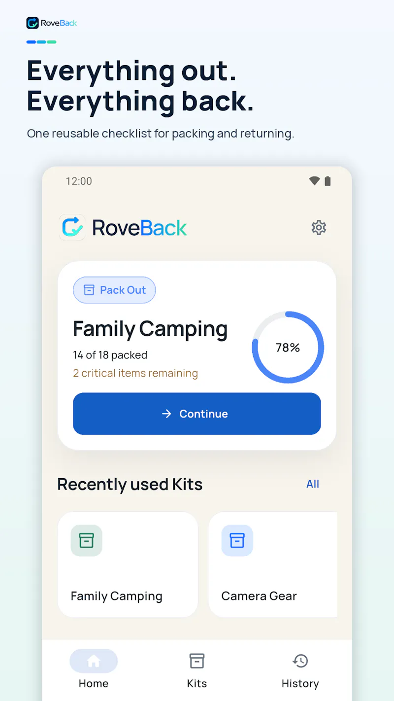 RoveBack screenshot 2