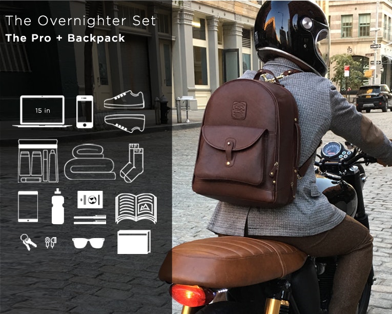 The Leather Duffle 6-in-1 Backpack gallery image