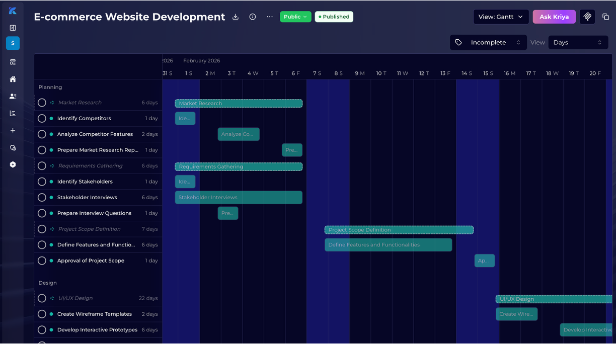 Kriyastream - Screenshot 4 showing product features and functionality