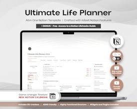 Ultimate Life Planner Notion Template gallery image