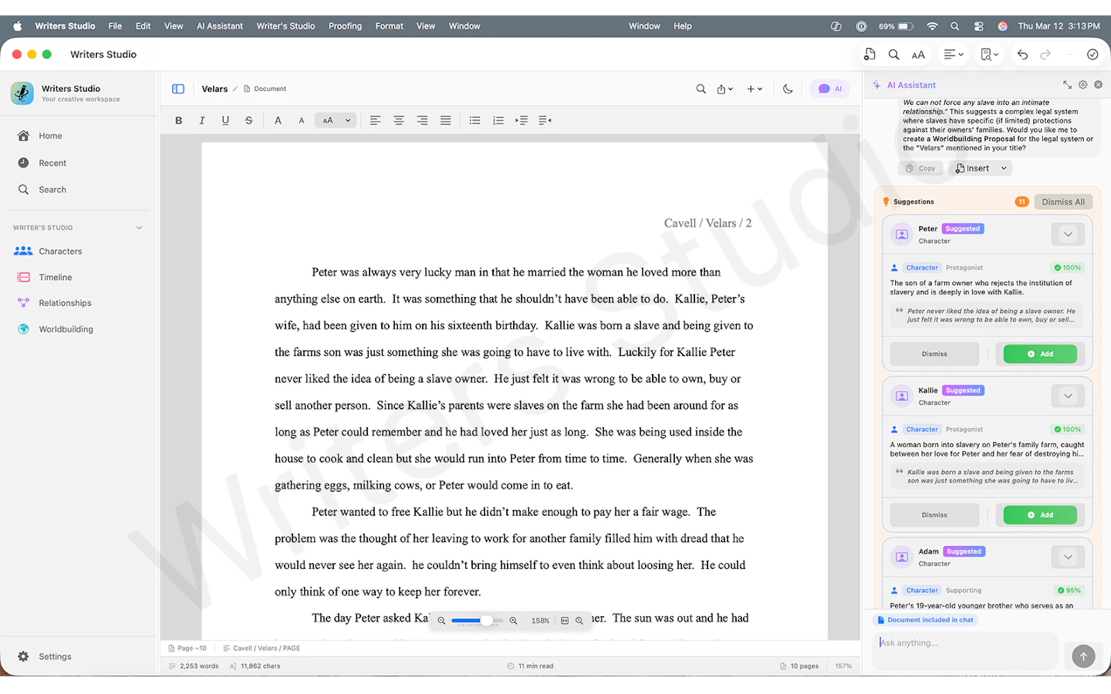 Writers Studio screenshot 4